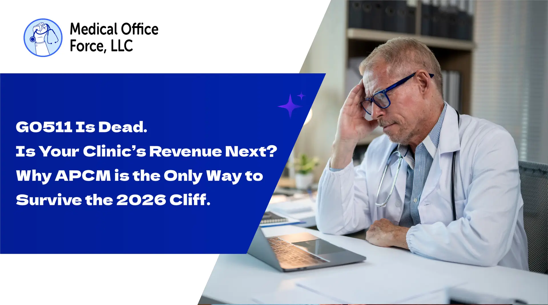 G0511 Is Dead. Is Your Clinic’s Revenue Next? Why APCM is the Only Way to Survive the 2026 Cliff.
