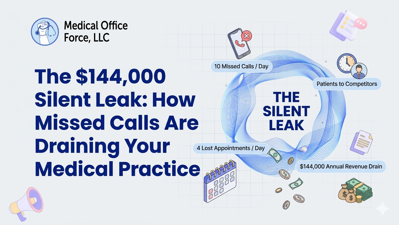 The $144,000 Silent Leak: How Missed Calls Are Draining Your Medical Practice