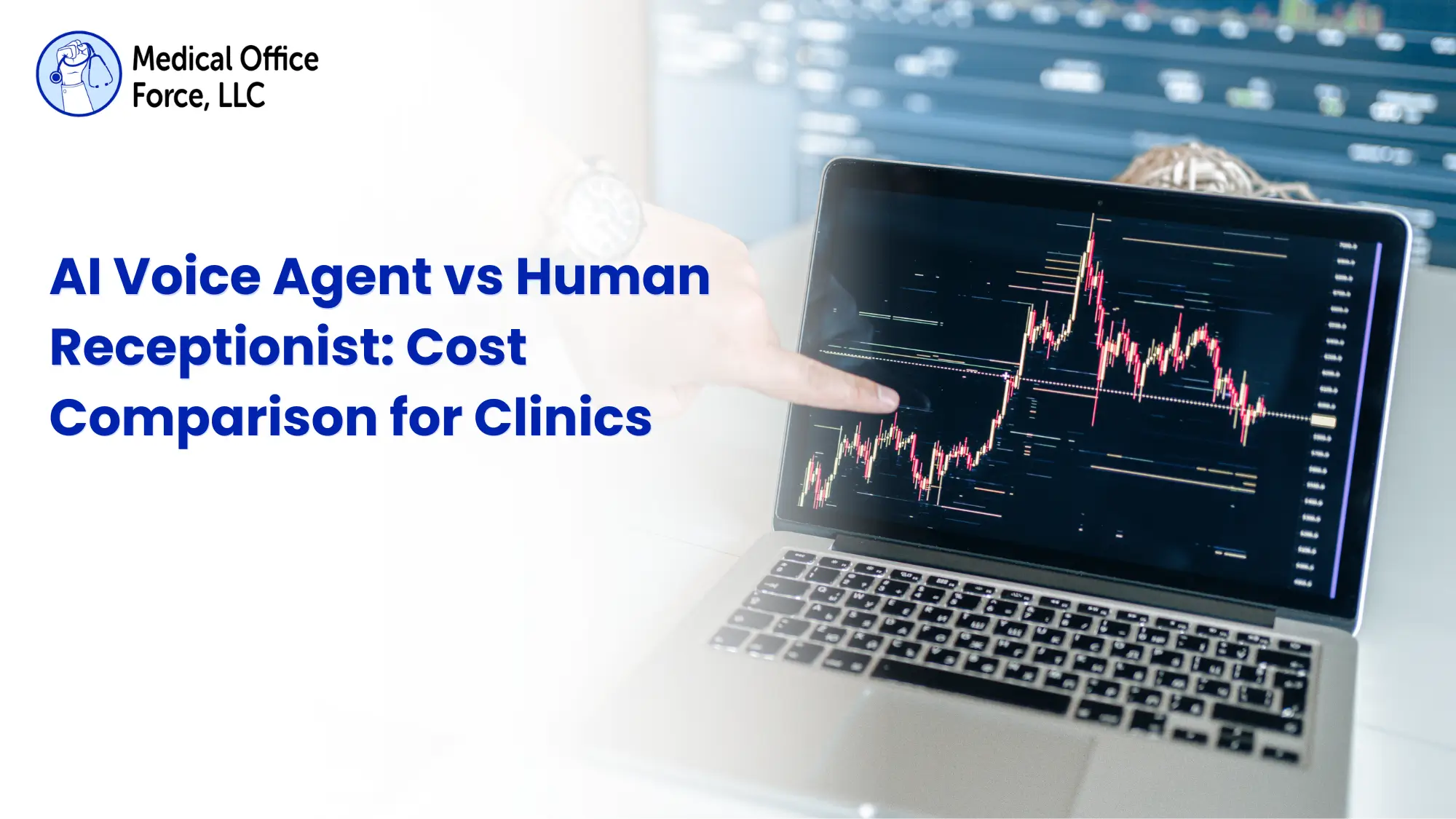 Comparison between an AI voice agent system and a human receptionist at a medical clinic front desk
